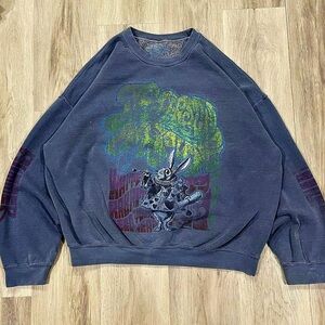 Faded Jefferson Airplane Navy blue crewneck size M